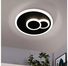 Eglo Eglo 30659 - LED Stropné svietidlo CADEGAL LED/7,8W/230V pr. 20 cm čierna EG30659