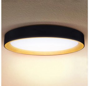Brilagi - stmievateľné stropné svietidlo LARIOS LED/72W/230V, čierne, priemer 59 cm + diaľkové ovládanie