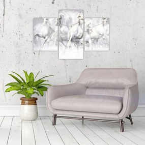 Obraz - Ilustrácie závodných koní (90x60 cm)