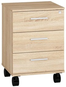 Zásuvkový diel na kolieskach 46 Optimal 24 dub sonoma