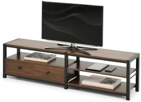 TV stolík/skrinka Empantana (čierna). Akcia -21%. Vlastná spoľahlivá doprava až k Vám domov. 1137062