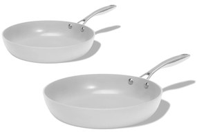 Elmich Základná sada keramických panvíc Vital krémovo biela, 2 ks