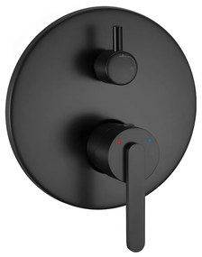 Rea Ontario, podomietková sprchová súprava s BOX montážnym systémom, čierna matná, REA-P5501