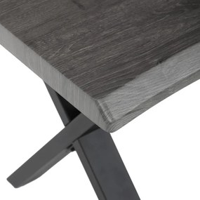 Konferenčný stolík CT-F4312 GREY sivý dub / čierny