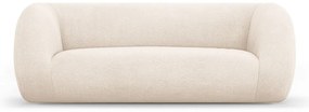Krémová pohovka z textílie buklé 210 cm Essen – Cosmopolitan Design