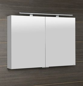 Sapho Sapho, MIRRÓ galérka s LED osvetlením, 100x70x16cm, biela, MC100-0030
