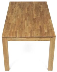 Autronic BONTEC Jedálenský stôl 160x90cm, masív, prírodný, DS-H160 DUB Farba: Prírodné