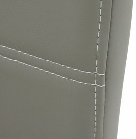 Jedálenská stolička Abalia New (svetlosivá + chróm). Vlastná spoľahlivá doprava až k Vám domov. 808097