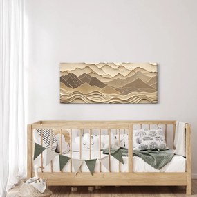 Obraz - 3D línia hôr (120x50 cm)
