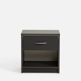 Noční stolek Moli N1S 38 cm grafitový