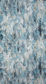 ZATEMŇOVACÍ ZÁVES NA KRÚŽKOCH MALIA 140X250 CM TYRKYSOVÁ