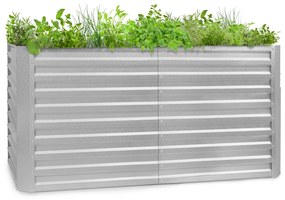 Blumfeldt Blum High Grow Straight, vyvýšený záhon, 200x90x100cm, 1800l, oceľ