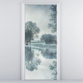 Fototapeta na dvere - Zimná príroda (95x205cm)