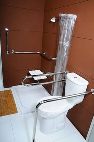 CREAVIT CREAVIT, HANDICAP WC kombi misa zvýšená 36,3x67,2cm, spodný odpad, BD301.410.00
