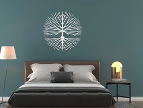drevko Drevený Strom života - koruna a korene Rozmer obrazu: 33 x 32,5 cm, Farba dekorácie: Čierna