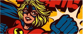Obraz - Komix (120x50 cm)