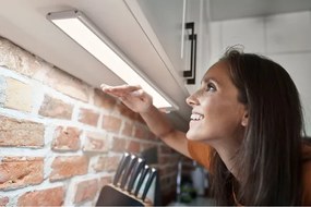 Osram - LINEAR LED podlinkové svietidlo so senzorom 4W/5V 60 cm sivé