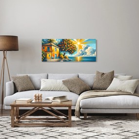 Obraz - Dom s pomarančmi I. (120x50 cm)