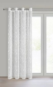 ZÁCLONA NA KRÚŽKOCH MELODY 140X250 CM VZOROVANÁ