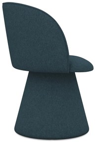 Čalúnené jedálenské kreslo v petrolejovej farbe Maia – Makamii