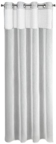 ZÁCLONA NA KRÚŽKOCH GRACE 140X250 CM BIELA