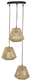 Atmosphera - Luster na lanku JILY 3xE27/40W/230V juta P6556