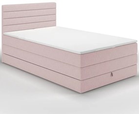 Posteľ Portland 140/200 Rosto 61 ružový + top