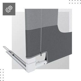 Bezpečnostná zábrana na posteľ Cover 46 sivá 160 cm