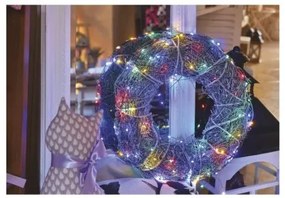 EMOS LED vonkajšie vianočné nano reťaz NANO LIGHTS, 75xLED, viacfarebné svetlo, 7,5 m, časovač, zelený