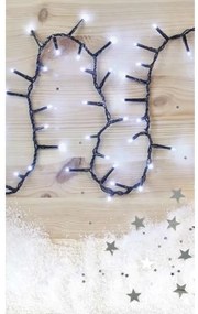 LED Vianočná vonkajšia reťaz 600xLED/17m IP44 studená biela