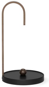Čierny drevený stojan na papierové utierky ø 17 cm Bellwood – Umbra