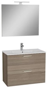 Vitra Mia kúpeľňová zostava s umývadlom, zrkadlom a osvetlením 79x61x39,5 cm cordoba MIASET80C