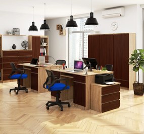 PC stolík Bahadur  (dub sonoma + wenge). Vlastná spoľahlivá doprava až k Vám domov. 1069657