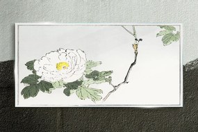 Skleneny obraz Ázijské kvety odbor