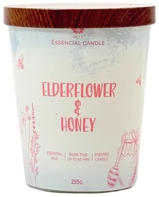 Sviečka Arome v skle s kovovým viečkom 255gElderflower &amp; Honey
