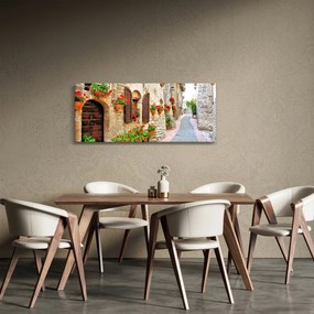 Obraz - Malebná Talianska ulička (120x50 cm)