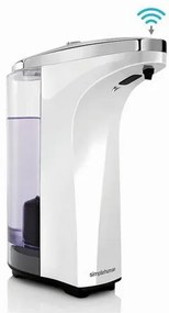 simplehuman Bezdotykový dávkovač mydla Simplehuman - 237 ml, Biely plast , chróm
