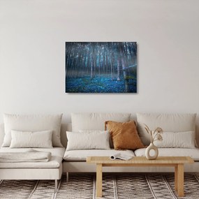 Sklenený obraz - Magický les (70x50 cm)