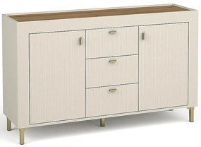 Komoda Mossa M06 2D3S dub whisky/cashmere