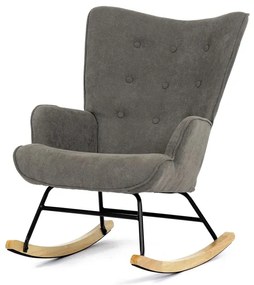 Autronic BONTEC Hojdacie kreslo, modrá, látka, AK-371 BLUE2 Farba: Hnedá