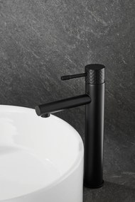 Gamma Roy, vysoká umývadlová batéria h-301, čierna matná, GMA-BRYPUW-BK