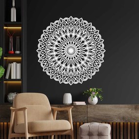 SENTOP | Drevená 3D mandala na stenu | Luxusný vyrezávaný obraz do obývačky | SENTOP HDF0251-akcia20