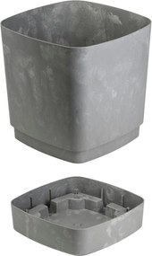 Květináč CUBI 30x33 cm šedý beton