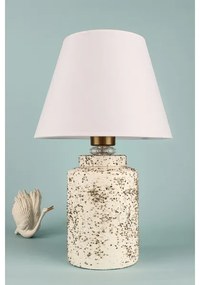 Stolná lampa RAMZES 1xE27/40W/230V biela/béžová