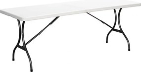 Cateringový stôl 240 cm skladací biely