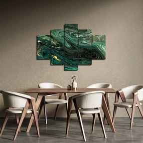 Obraz - Zelený mramor (150x105 cm)
