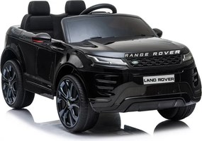 LEAN CARS Elektrické autíčko Range Rover Evoque čierne lakované
