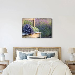 Obraz - Levanduľové zväzky (90x60 cm)