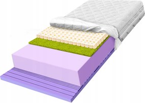 Penový matrac H3 H4 150x200 latex a morská tráva 7 zón tvrdý 30 cm
