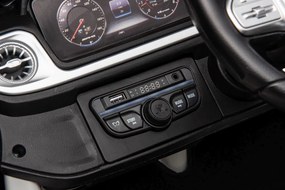 LEAN CARS Mercedes G63 XXL White 4x4 Auto na batérie